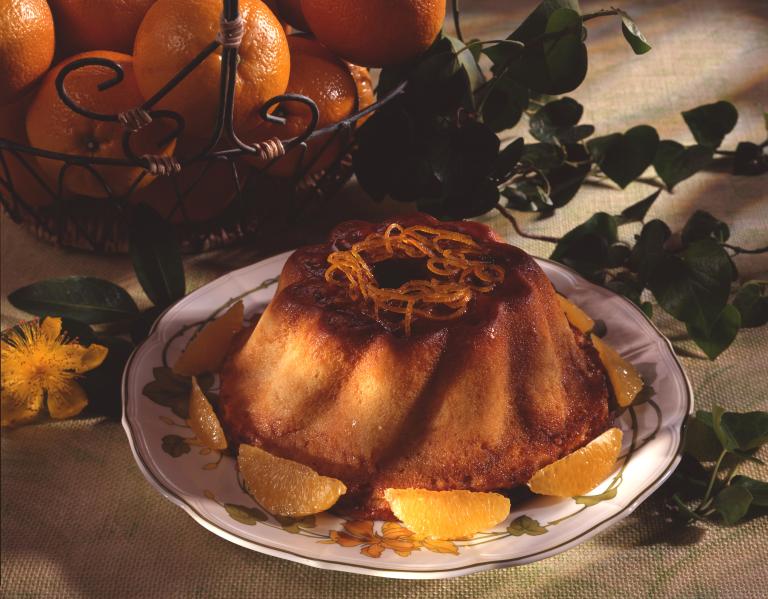 Creme caramelisee aux zestes d'orange Creme caramelisee aux zestes d'orange