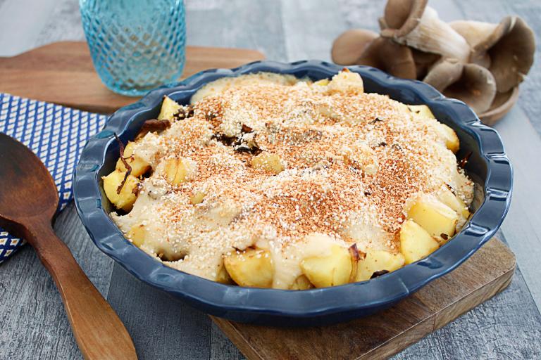 Gratin de pommes de terre et champignons Gratin de pommes de terre et champignons