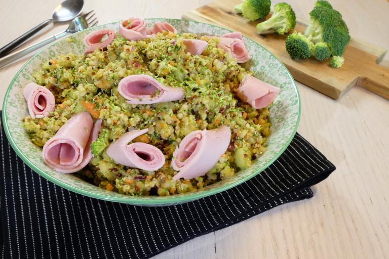 Taboulé de quinoa au jambon Taboulé de quinoa au jambon