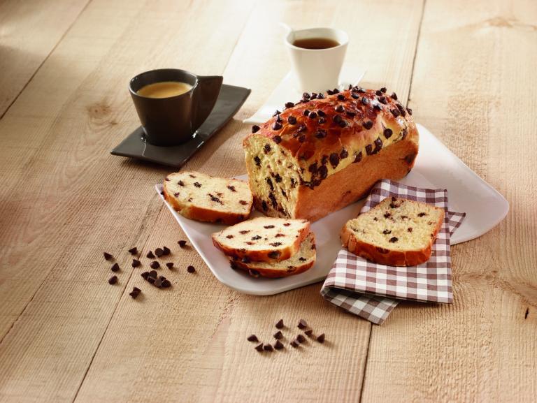 Brioche moelleuse aux pépites de chocolat Brioche moelleuse aux pépites de chocolat