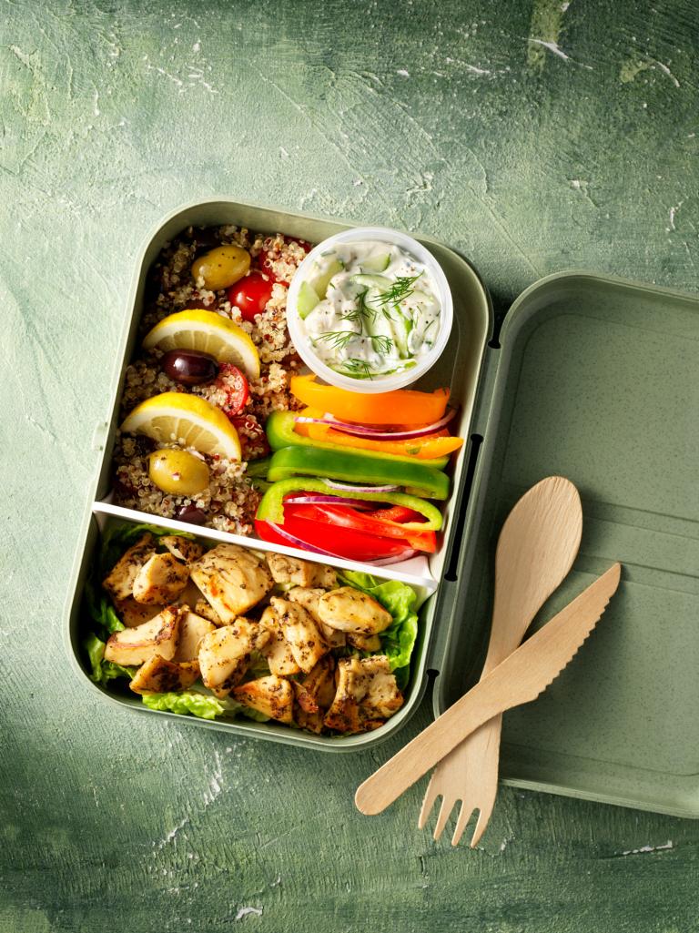 Lunch box salade façon grecque Lunch box salade façon grecque