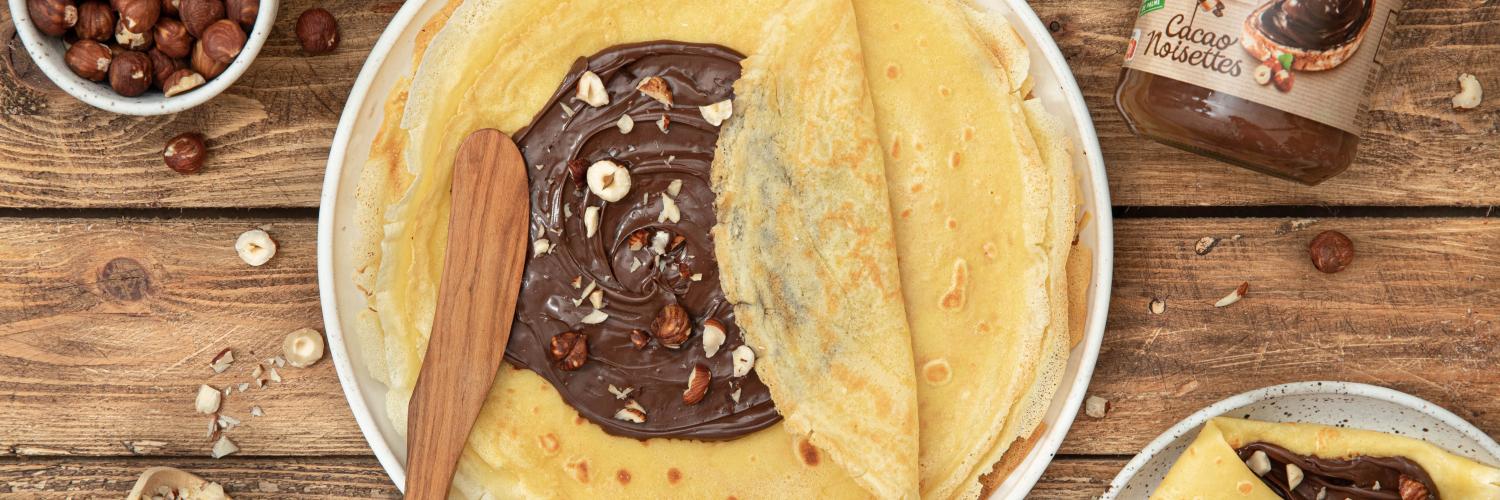 Crêpes à la pâte à tartiner Crêpes à la pâte à tartiner