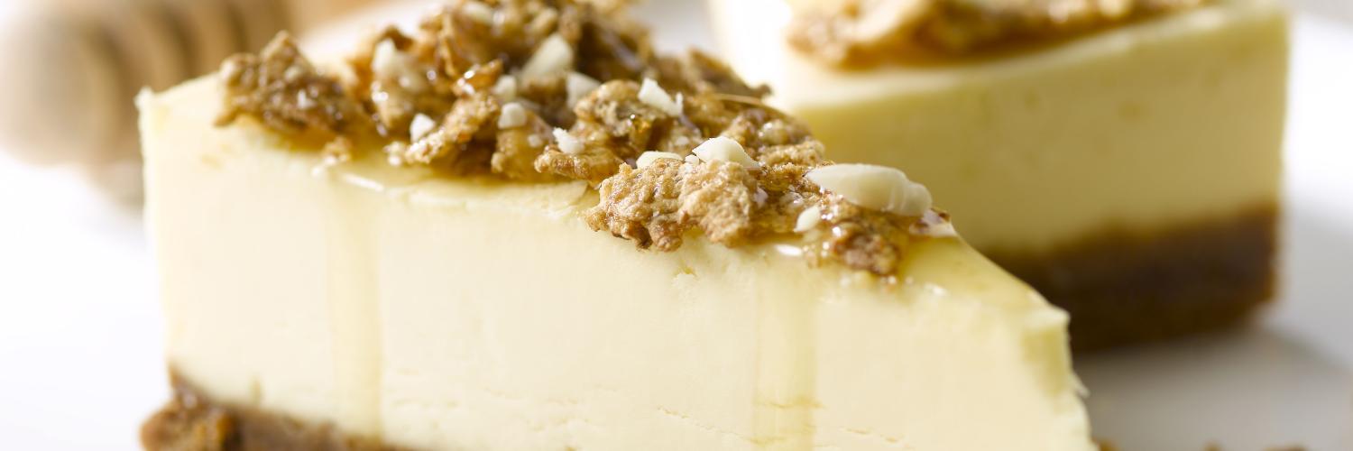 Cheese cake aux cereales fitness miel et amandes Cheese cake aux cereales fitness miel et amandes