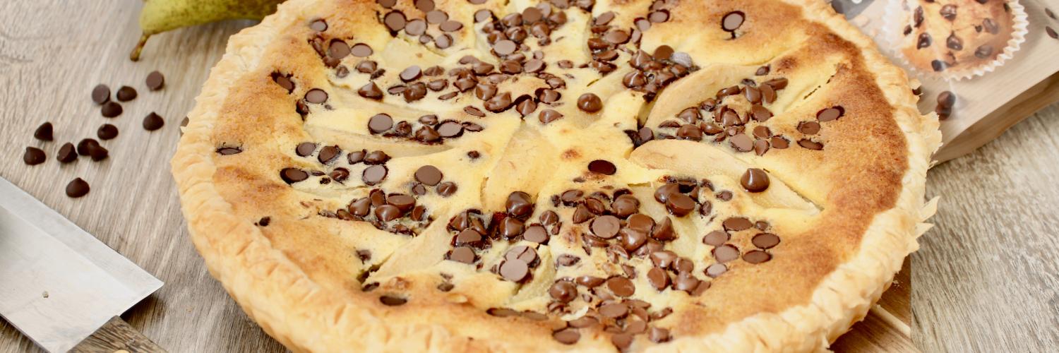 tarte poire pépites tarte poire pépites