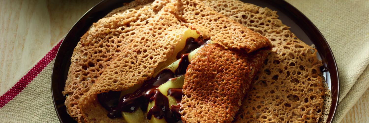 Crêpes vegan chocolat poire Crêpes vegan chocolat poire