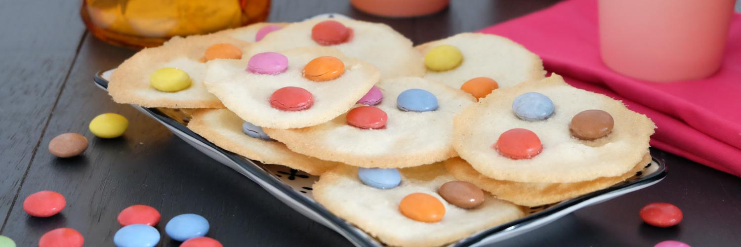 Tuiles aux Smarties Tuiles aux Smarties