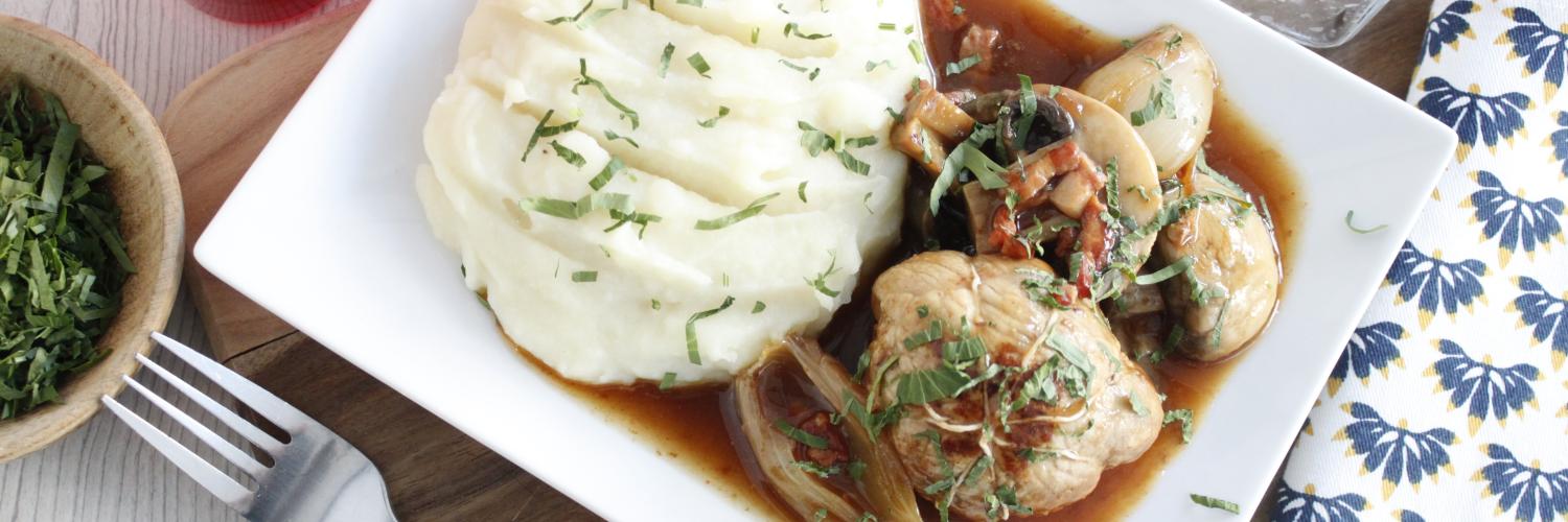 Paupiettes de veau à la paysanne Paupiettes de veau à la paysanne