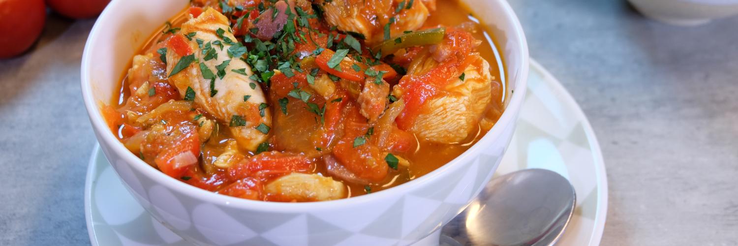 Poulet basquaise Monsieur Cuisine Poulet basquaise Monsieur Cuisine