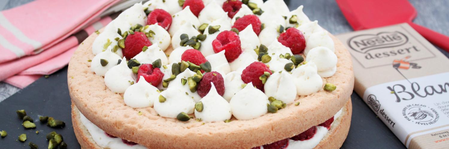 Framboisier au chocolat blanc Framboisier au chocolat blanc