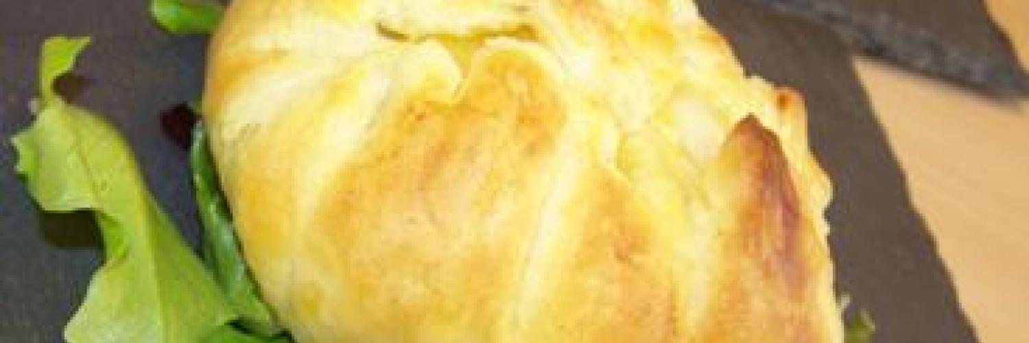 Aumonières feuilletées béchamel et champignons Aumonières feuilletées béchamel et champignons