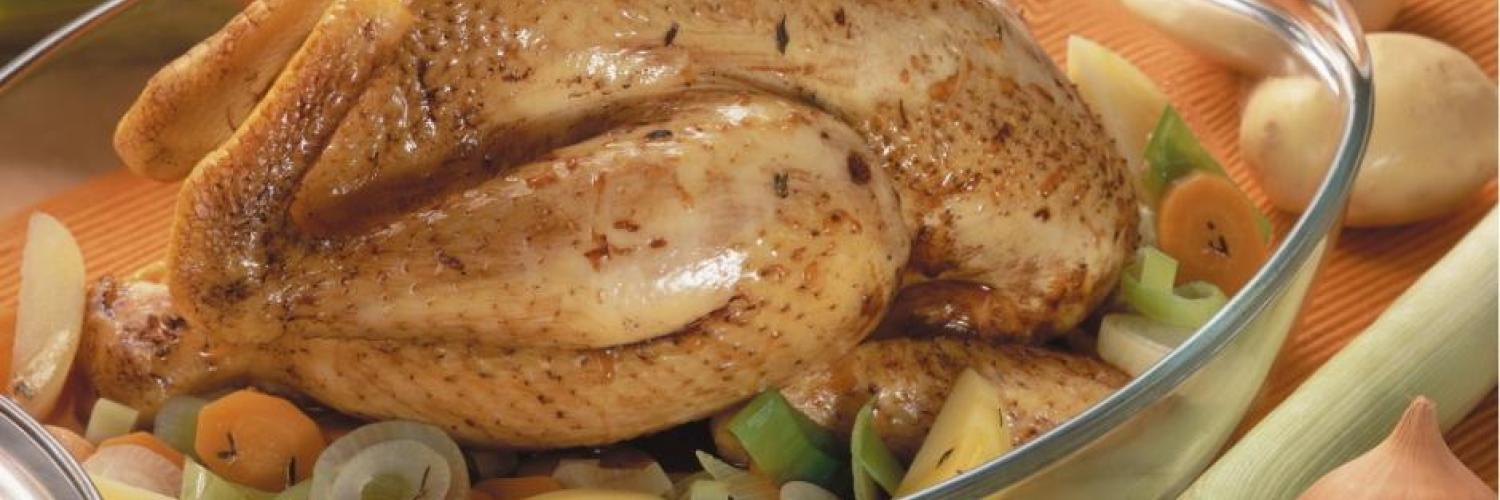 Poulet rôti aux petits légumes Poulet rôti aux petits légumes