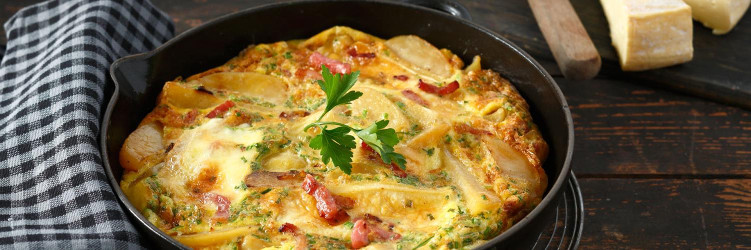Omelette façon tartiflette Omelette façon tartiflette