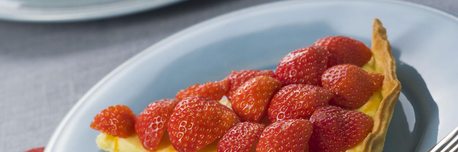 Tarte acidulee aux fraises sur creme a l'orange (printemps 2007) Tarte acidulee aux fraises sur creme a l'orange (printemps 2007)