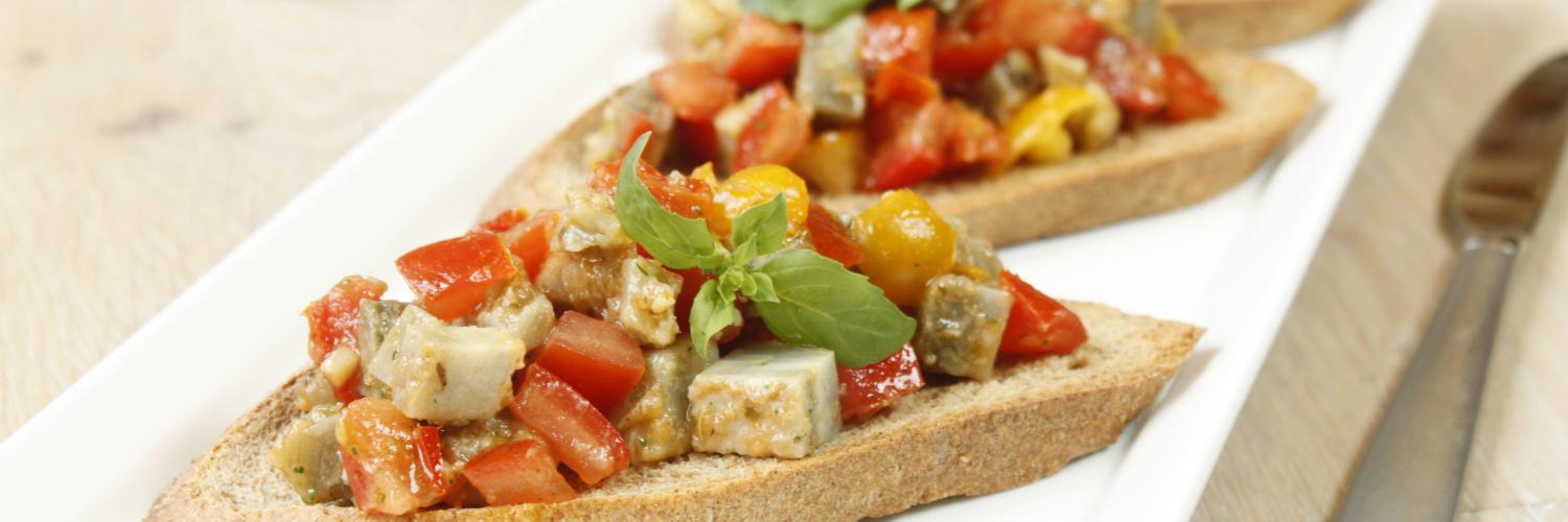 Bruschetta à l'artichaut Bruschetta à l'artichaut