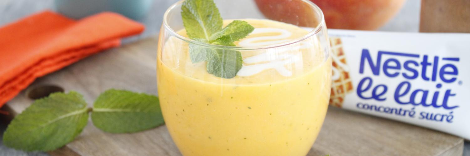 Cocktail de mangue et lait concentré Cocktail de mangue et lait concentré