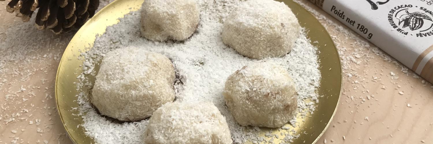 Truffes chocolat blanc Truffes chocolat blanc