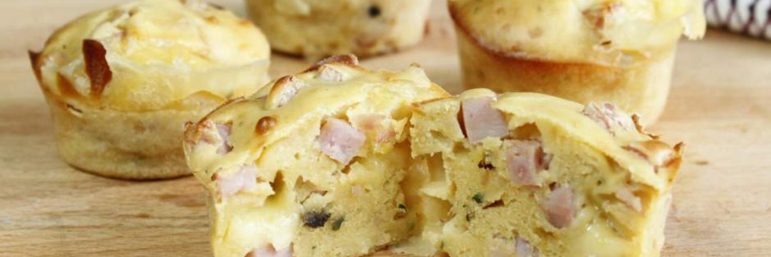 Muffins champignons jambon comté Muffins champignons jambon comté