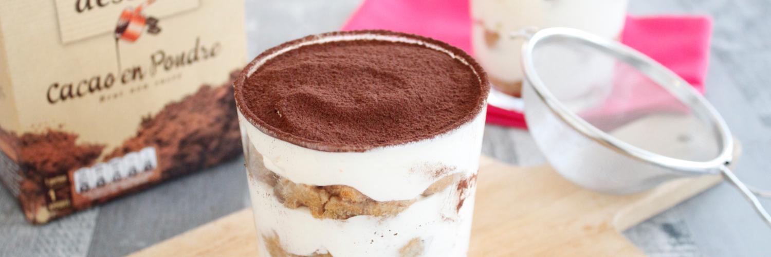 Tiramisu à la poudre de cacao Tiramisu à la poudre de cacao