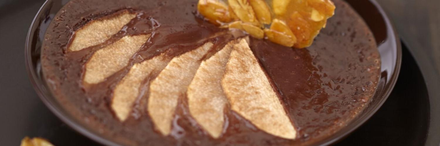 Gratinée de poires et chocolat au lait Gratinée de poires et chocolat au lait
