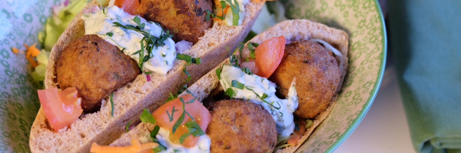 Pain Pita aux falafels Pain Pita aux falafels