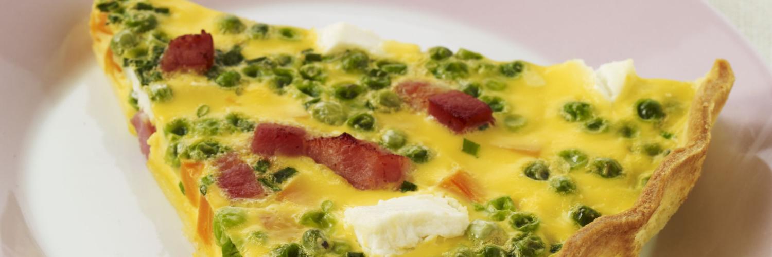 Tarte façon flan petits pois carottes et lardons Tarte façon flan petits pois carottes et lardons