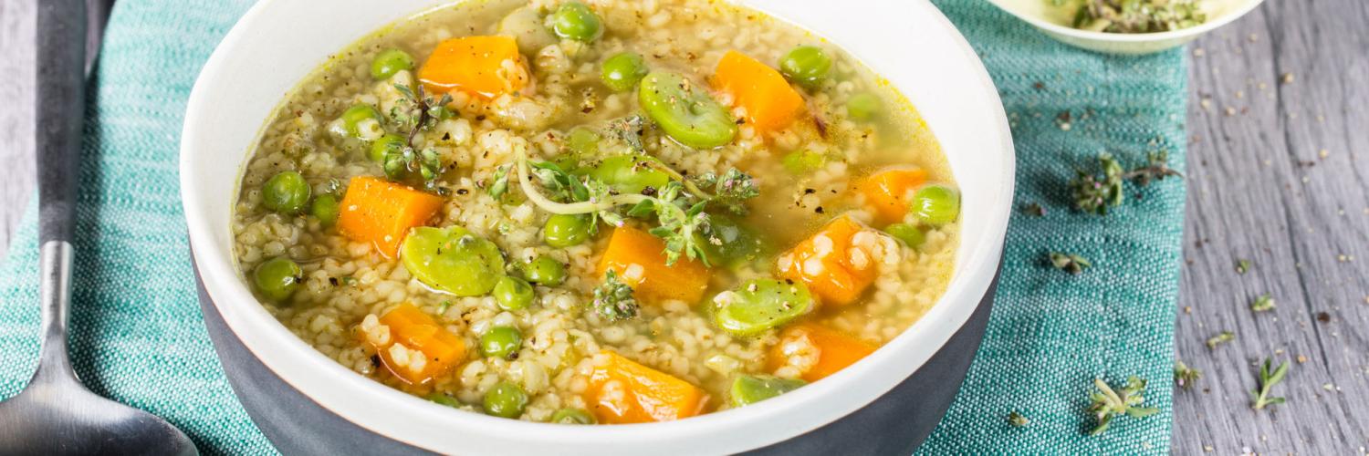 Soupe complète aux fèves et céréales Cookeo Soupe complète aux fèves et céréales Cookeo