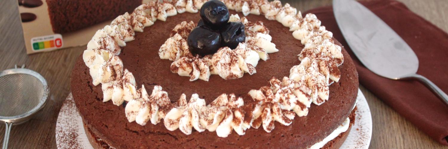 Gâteau facile forêt noir Gâteau facile forêt noir