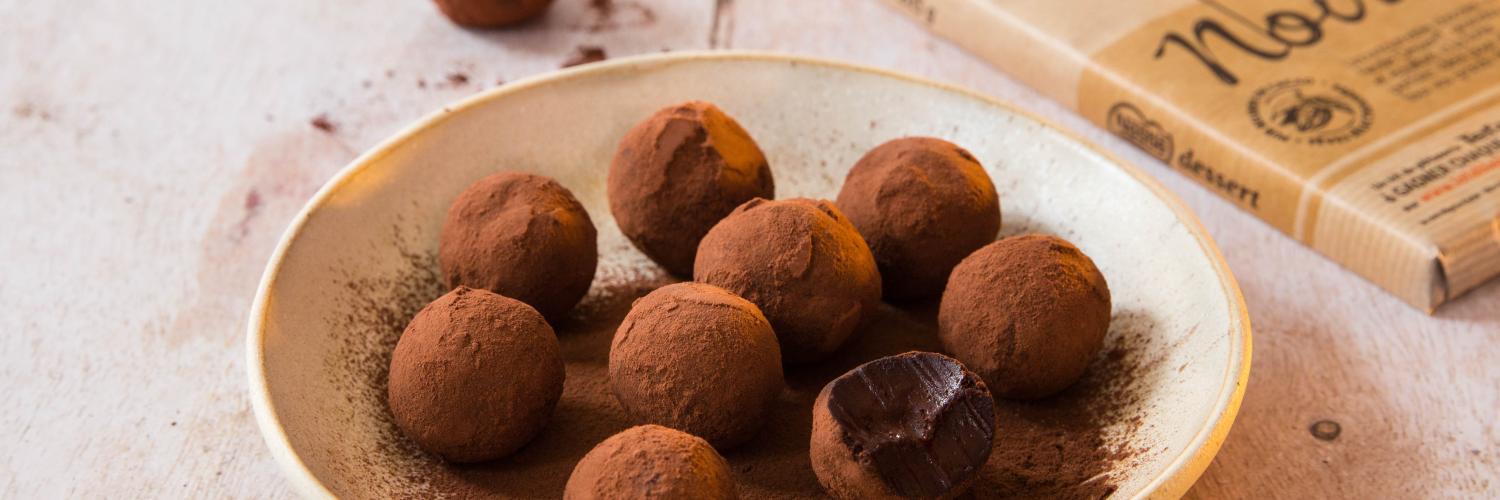 Truffes au chocolat Truffes au chocolat
