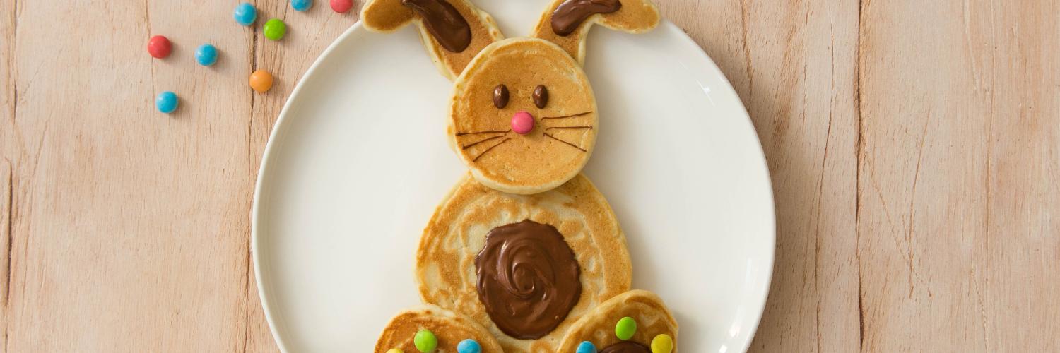 Pancakes lapin Pâques Pancakes lapin Pâques