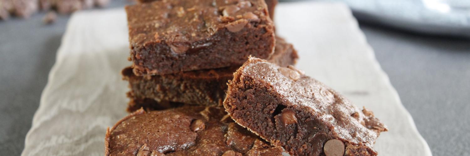 Brownie pépites de chocolat au lait Brownie pépites de chocolat au lait