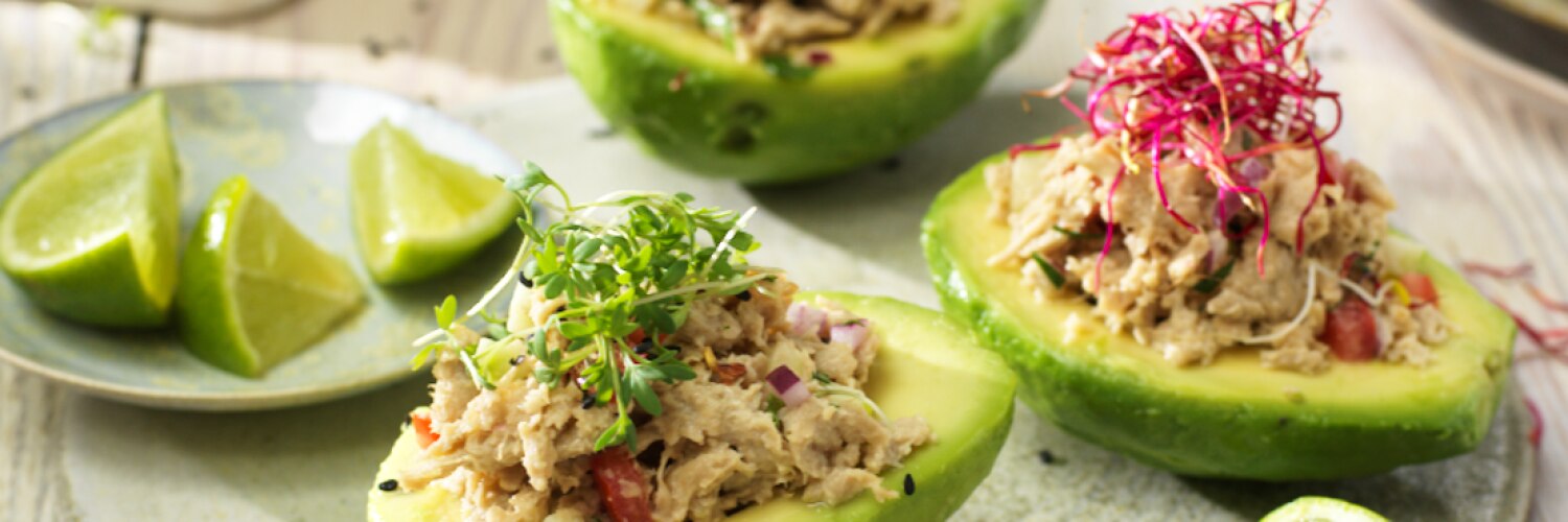 Avocats farcis au Vuna® Avocats farcis au Vuna®