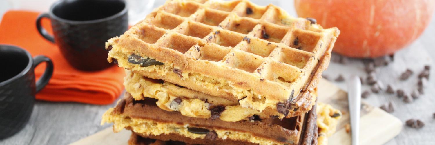 Gaufres Vegan potimarron Gaufres Vegan potimarron