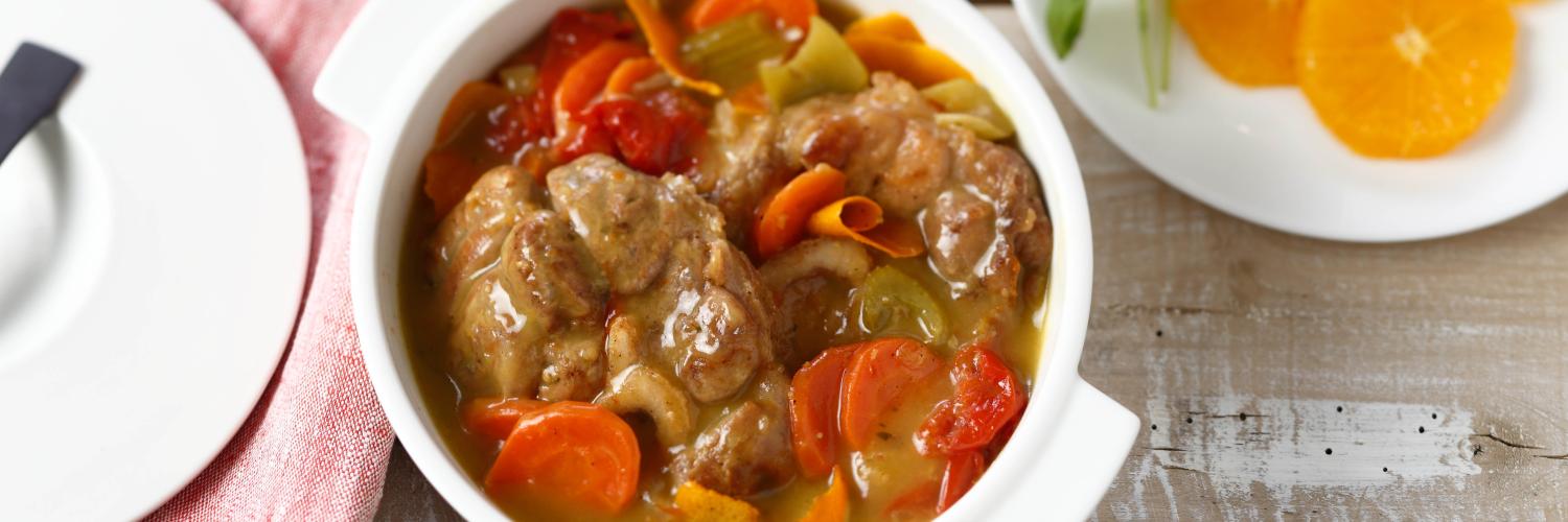 Osso Bucco à l’orange en cocotte Osso Bucco à l’orange en cocotte