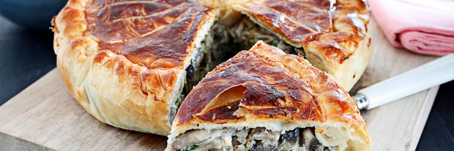 Tourte aux champignons Tourte aux champignons