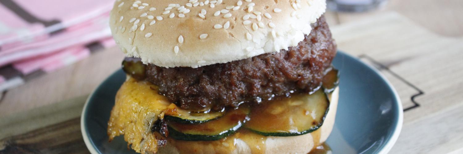 Burger cheddar courgettes Burger cheddar courgettes