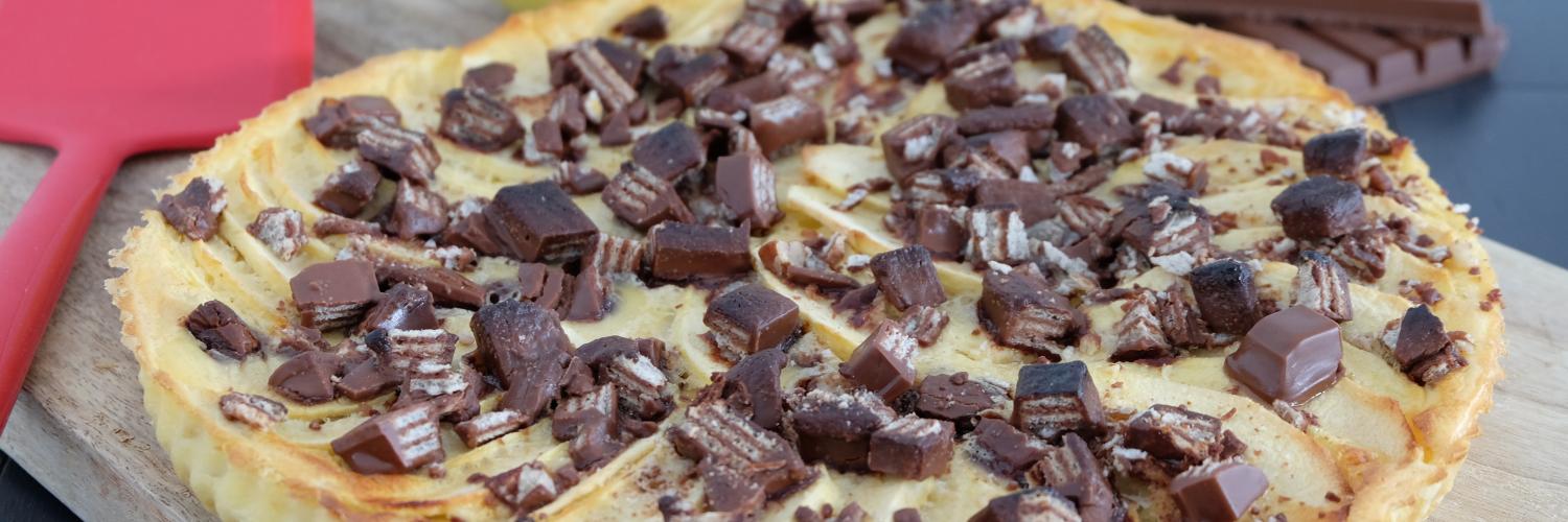Clafoutis pommes Kitkat Clafoutis pommes Kitkat