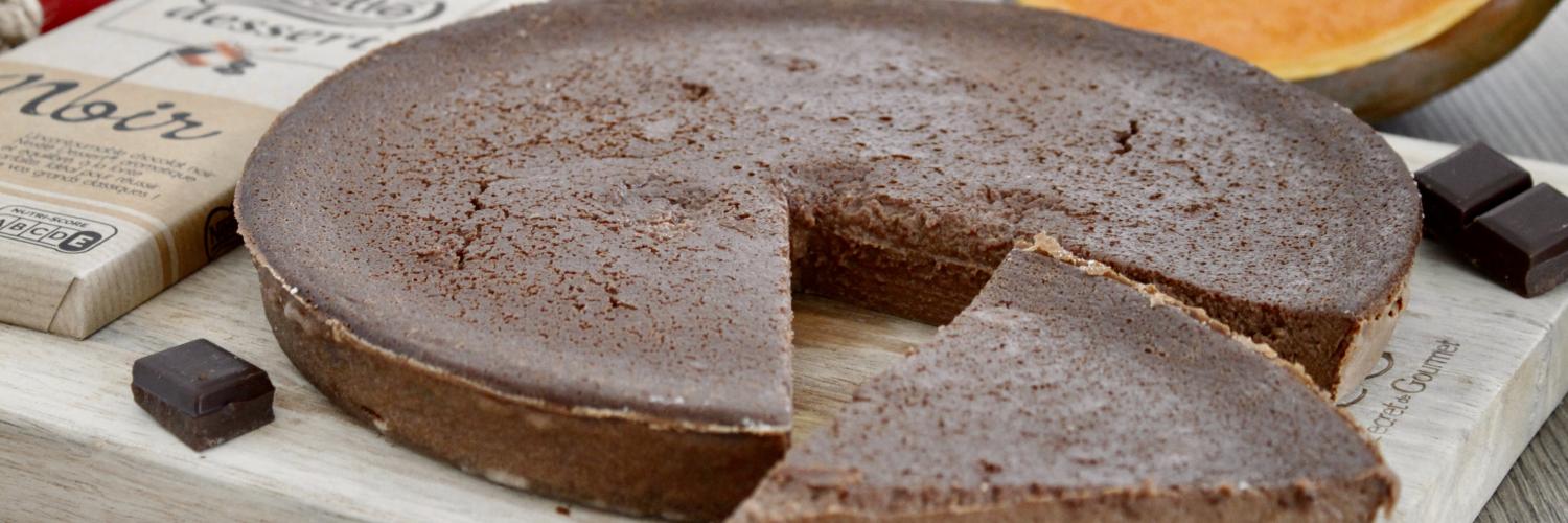 Flan au potiron d'Halloween et chocolat noir Nestlé Dessert Flan au potiron d'Halloween et chocolat noir Nestlé Dessert