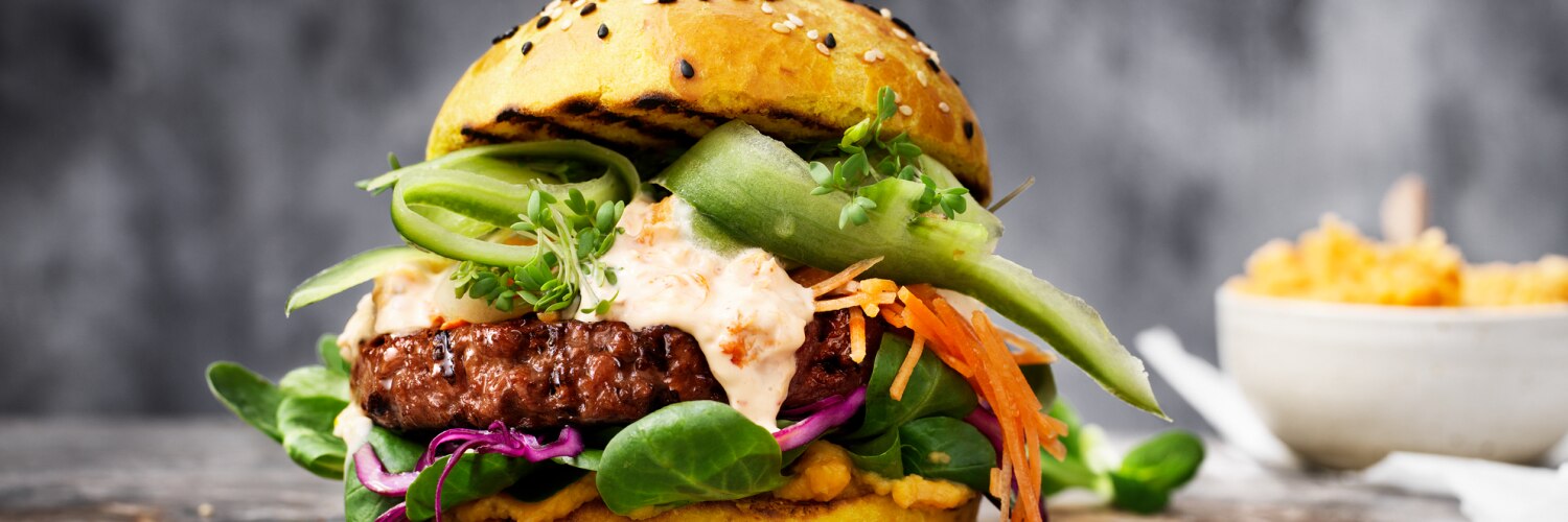 Burger houmous Burger houmous
