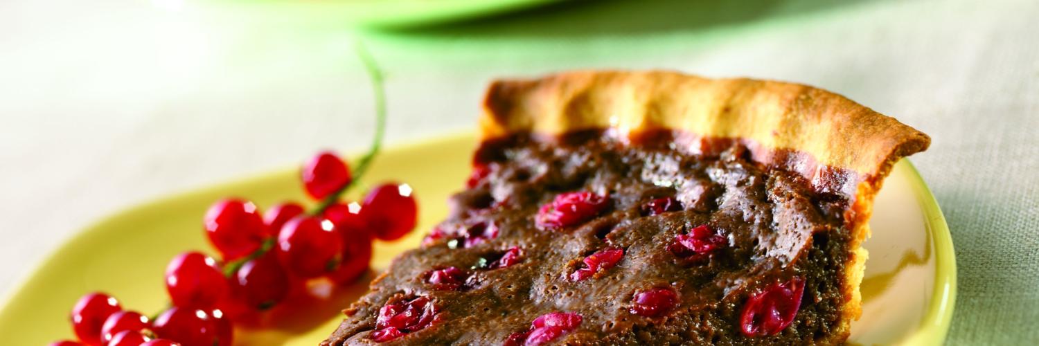 Tarte chocolat groseille Tarte chocolat groseille