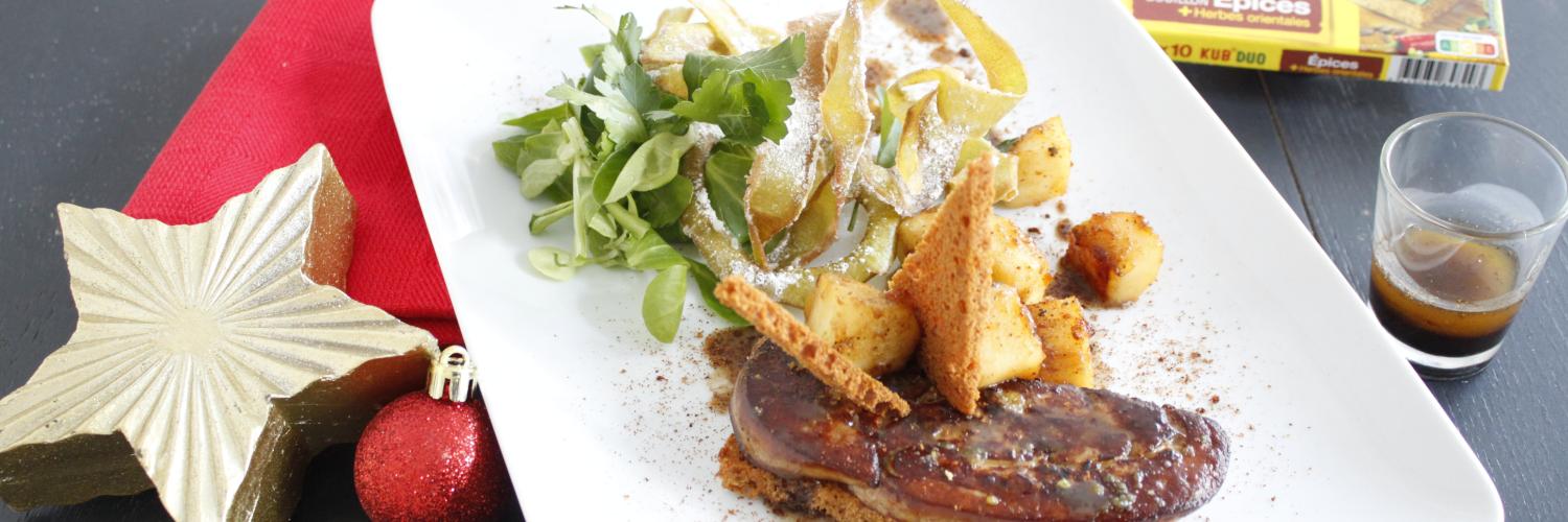 Foie gras poelé aux épices Foie gras poelé aux épices