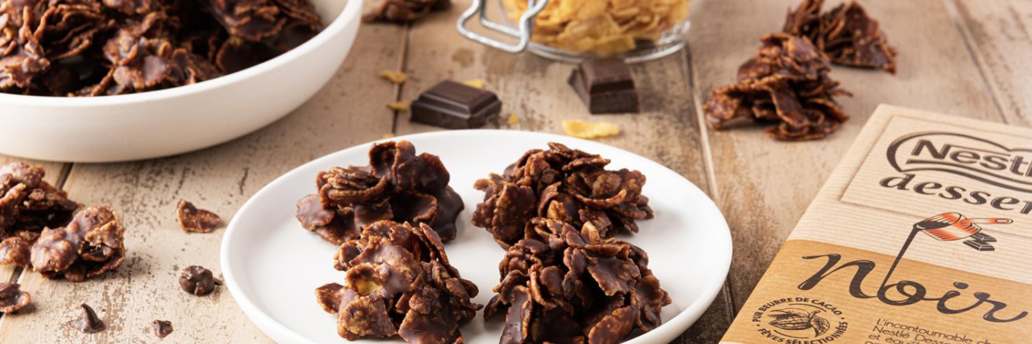Roses des sables au chocolat noir Roses des sables au chocolat noir