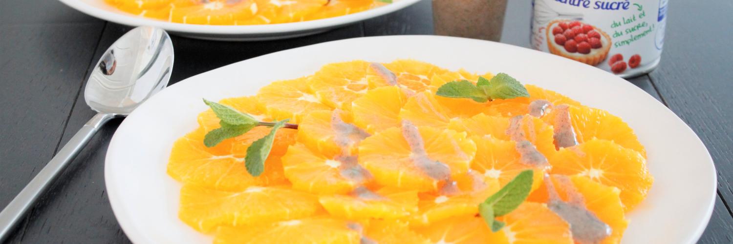 Salade d'oranges à la cannelle et à la menthe Salade d'oranges à la cannelle et à la menthe