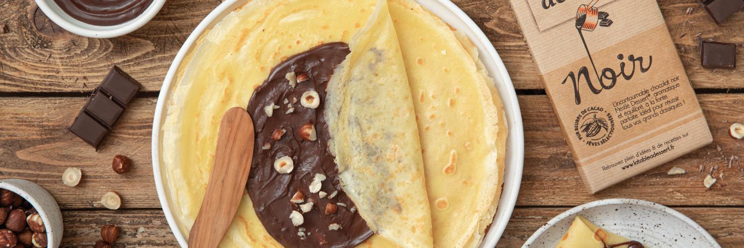 Crêpes sauce chocolat Crêpes sauce chocolat