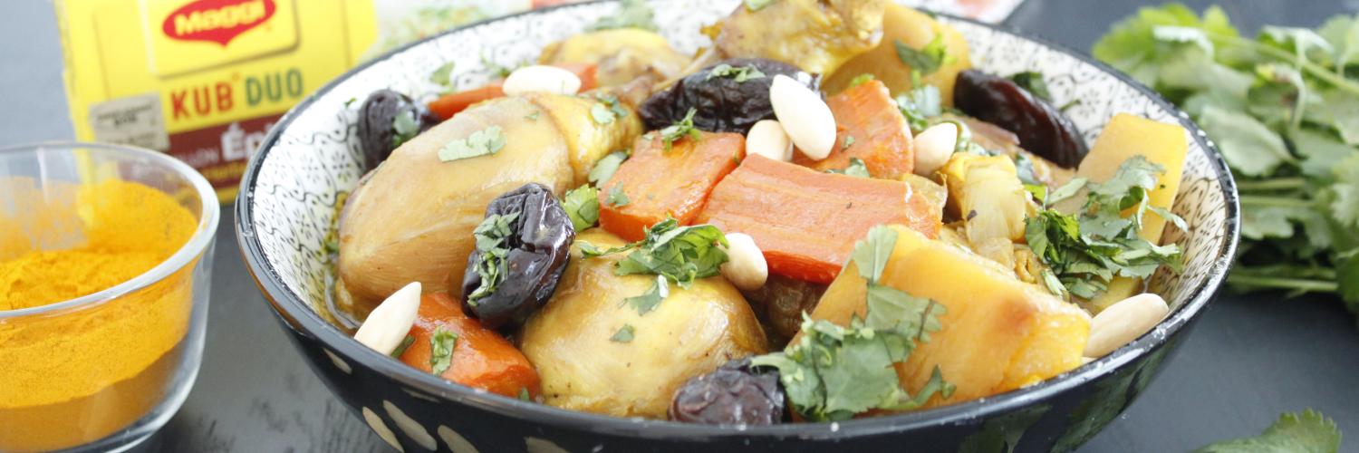 Tajine de poulet aux pruneaux et pommes de terre Cookeo Tajine de poulet aux pruneaux et pommes de terre Cookeo