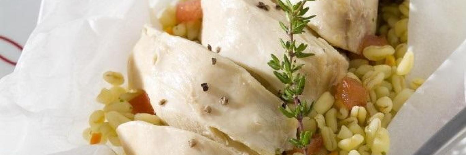 Papillotes de poulet à la provençale Papillotes de poulet à la provençale