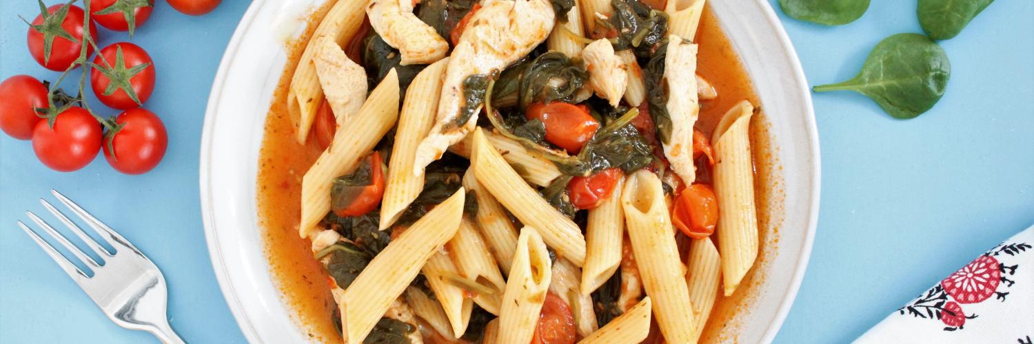 Penne à la Toscane au poulet Penne à la Toscane au poulet