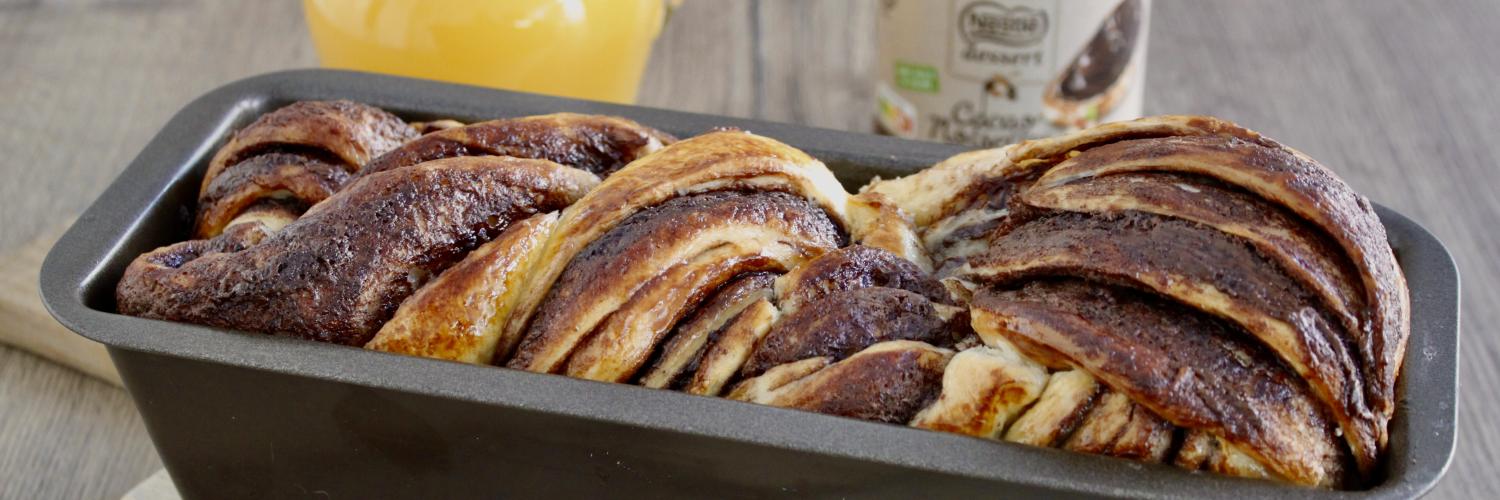 Babka à la pâte à tartiner Babka à la pâte à tartiner