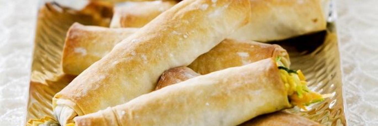 Petits rouleaux croustillants aux legumes Petits rouleaux croustillants aux legumes