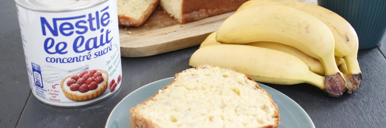 Banana Cake au lait concentré scuré Banana Cake au lait concentré scuré