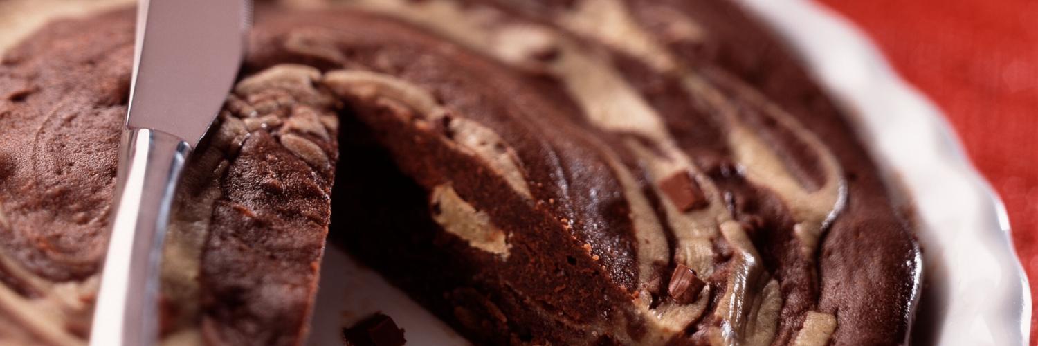 Gateau au chocolat facon stracciatella Gateau au chocolat facon stracciatella